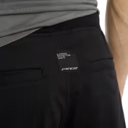 Dainese Trackpants Pantaloni in tessuto motociclistica, nero, dimensione 44 per uomo