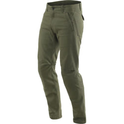 Dainese Chinos Pantaloni in tessuto motociclistica, verde, dimensione 38 per uomo