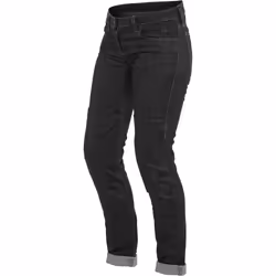 Dainese Denim Slim Pantaloni tessili per moto da donna, nero, dimensione 34 per donne