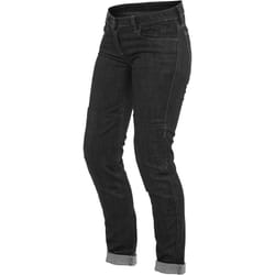 Dainese Denim Slim Pantaloni tessili per moto da donna, nero, dimensione 34 per donne
