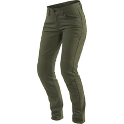 Dainese Classic Slim Pantaloni tessili da donna, verde, dimensione 3XL per donne
