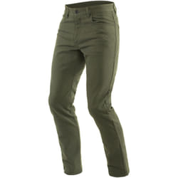 Dainese Casual Slim Pantaloni in tessuto motociclistica, verde, dimensione 40 per uomo
