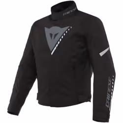 Dainese Veloce D-Dry Giacca tessile moto, nero-grigio-bianco, dimensione 50 per uomo
