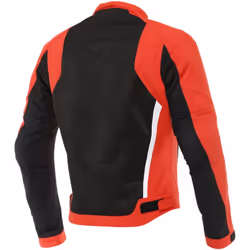 Dainese Hydraflux 2 Air D-Dry Giacca tessile moto, nero-rosso, dimensione 46 per uomo