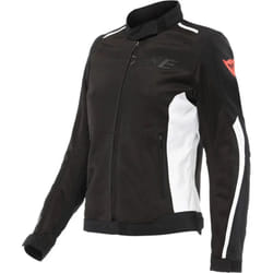 Dainese Hydraflux 2 Air D-Dry Giacca tessile da donna, nero-bianco, dimensione 48 per donne