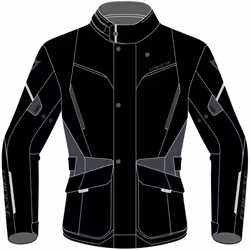 Dainese Tempest 3 D-Dry Giacca tessile moto, nero-grigio, dimensione 48 per uomo