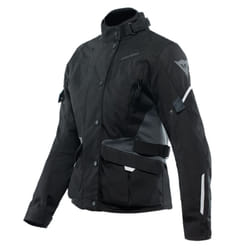Dainese Tempest 3 D-Dry Giacca tessile moto da donna, nero-grigio, dimensione 52 per donne