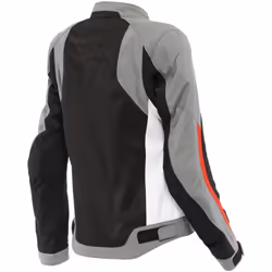 Dainese Hydraflux 2 Air D-Dry Giacca tessile da donna, nero-grigio-rosso, dimensione 40 per donne