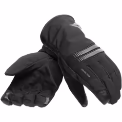 Dainese Plaza 3 D-Dry Guanti da moto impermeabili, nero-grigio, dimensione M per uomo
