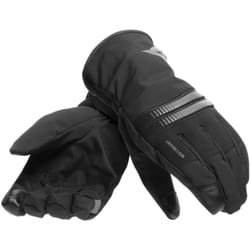 Dainese Plaza 3 D-Dry Guanti da moto impermeabili, nero-grigio, dimensione S per uomo