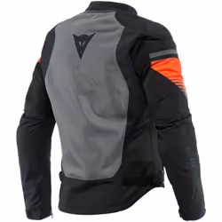 Dainese Air Fast Giacca tessile moto, nero-grigio-rosso, dimensione 52 per uomo