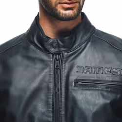 Dainese Zaurax Giacca in pelle per moto, nero, dimensione 44 per uomo - Vista aggiuntiva 5