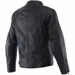 Dainese Atlas Giacca in pelle per moto, nero, dimensione 54 per uomo