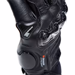 Dainese Carbon 4 Short Guanti Moto, nero, dimensione L