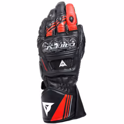 Dainese Druid 4 Guanti Moto, nero-bianco-rosso, dimensione XL per uomo