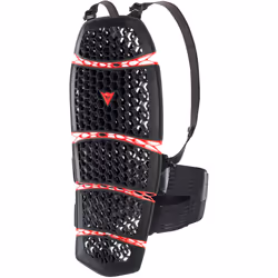 Dainese Pro Armor 2.0 Long Paraschiena, nero-rosso, dimensione XS M per uomo