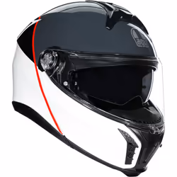 AGV Tourmodular Balance Casco, grigio-bianco-rosso, dimensione XS per uomo