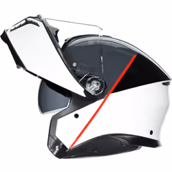 AGV Tourmodular Balance Casco, grigio-bianco-rosso, dimensione XS per uomo
