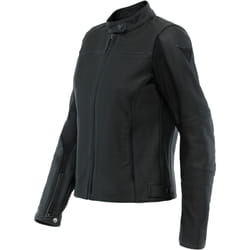 Dainese Razon 2 Giacca in pelle moto da donna traforata, nero, dimensione 54 per donne