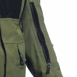 Dainese Hekla Absoluteshell Pro 20K D-Dry Giacca tessile moto, nero-verde, dimensione 48 per uomo