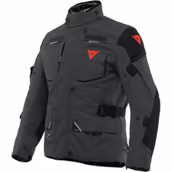 Dainese Splugen 3L D-Dry Giacca tessile moto, nero-grigio, dimensione 44 per uomo