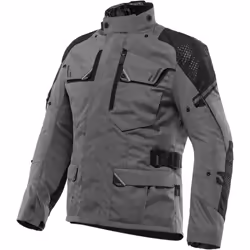 Dainese Ladakh 3L D-Dry Giacca tessile moto, nero-grigio, dimensione 46 per uomo