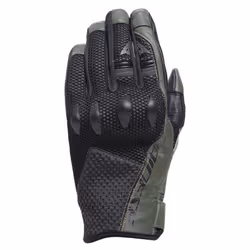 Dainese Karakum Ergo-Tek Guanti da moto, nero-verde, dimensione XS per uomo