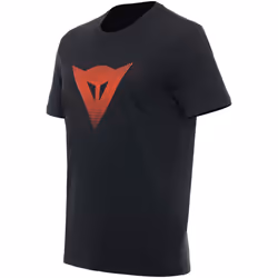 Dainese Logo Maglietta, nero-rosso, dimensione XS per uomo