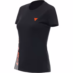 Dainese Logo T-shirt da donna, nero-rosso, dimensione XS per donne