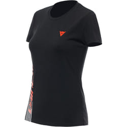 Dainese Logo T-shirt da donna, nero-rosso, dimensione XS per donne
