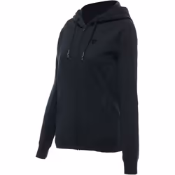 Dainese Logo Felpa con cappuccio e zip da donna, nero, dimensione XL per donne