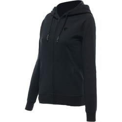 Dainese Logo Felpa con cappuccio e zip da donna, nero, dimensione XL per donne