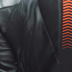 Dainese Laguna Seca 5 Tuta in pelle da moto a 2 pezzi, nero-grigio-rosso, dimensione 50 per uomo - Vista aggiuntiva 5