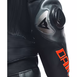 Dainese Laguna Seca 5 Tuta in pelle da moto a 2 pezzi, nero-grigio-rosso, dimensione 50 per uomo - Vista aggiuntiva 6