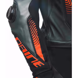 Dainese Laguna Seca 5 Tuta in pelle da moto a 2 pezzi, nero-grigio-rosso, dimensione 50 per uomo - Vista aggiuntiva 7