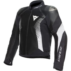 Dainese Super Rider 2 Absoluteshell Giacca tessile moto, nero-bianco, dimensione 52 per uomo