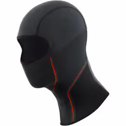 Dainese Thermo Passamontagna, nero-rosso per uomo