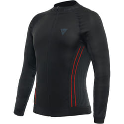 Dainese No-Wind Thermo LS Giacca funzionale, nero-rosso, dimensione XS S per uomo