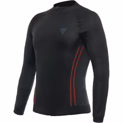 Dainese No-Wind Thermo LS Giacca funzionale, nero-rosso, dimensione XL 2XL per uomo