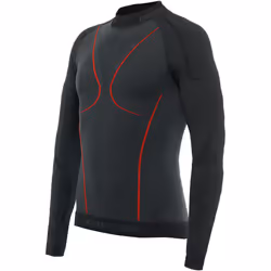 Dainese Thermo LS Camicia funzionale, nero-rosso, dimensione XS S per uomo