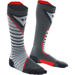 Dainese Thermo Long Calzini, grigio-rosso, dimensione 39 - 41 per uomo