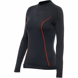 Dainese Thermo LS Camicia Funzionale Donna, nero-rosso, dimensione L XL per donne