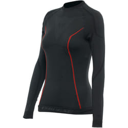 Dainese Thermo LS Camicia Funzionale Donna, nero-rosso, dimensione L XL per donne