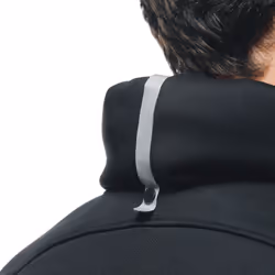 Dainese Daemon-X Safety Felpa con cappuccio con zip del motociclo, nero-bianco, dimensione 56 per uomo
