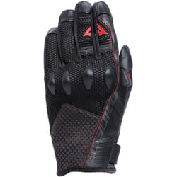 Dainese Karakum Ergo-Tek Magic Connection Guanti da moto, nero-rosso, dimensione XS per uomo