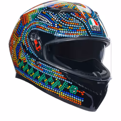 AGV K3 Rossi Winter Test 2018 Casco, multicolore, dimensione XL per uomo