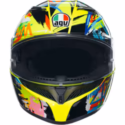 AGV K3 Rossi Winter Test 2019 Casco, multicolore, dimensione L per uomo