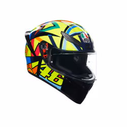 AGV K-1 S Soleluna 2017 Casco, multicolore, dimensione L per uomo