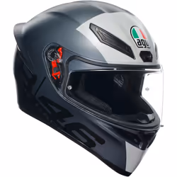 AGV K-1 S Limit 46 Casco, grigio, dimensione 2XL per uomo