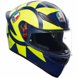 AGV K-1 S Soleluna 2018 Casco, blu-giallo, dimensione XL per uomo - Vista aggiuntiva 2